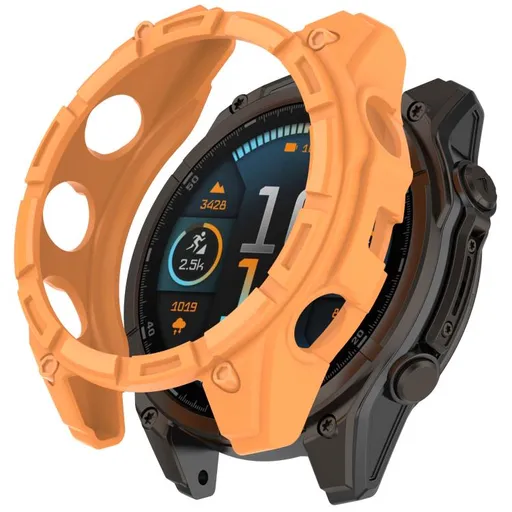 TPU HALF COVER Kryt pre Garmin Tactix 8 47mm oranžový