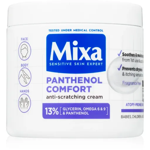 MIXA Panthenol Comfort regeneračný telový krém pre suchú až atopickú pokožku 400 ml