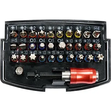 YATO Sada bitov s adaptérom 1/4 32 ks (YT-04622)