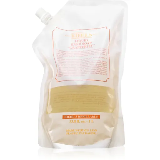 Kiehl's Liquid handsoap Grapefruit antibakteriálne mydlo pre všetky typy pokožky náhradná náplň 1000 ml