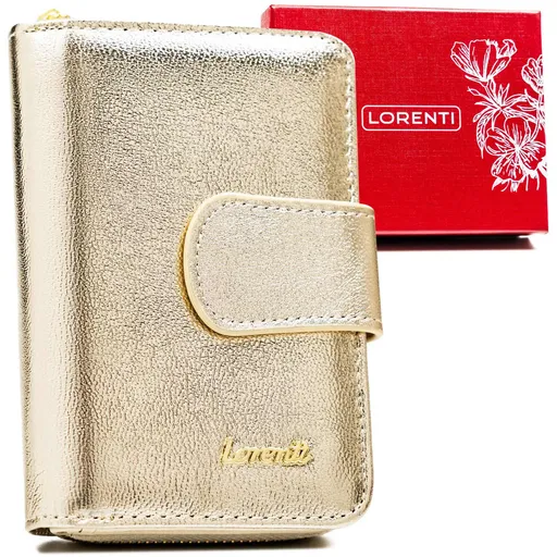 Elegantná dámska peňaženka na cvok a zips - Lorenti