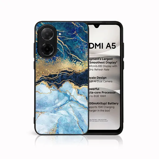 MY ART Ochranný kryt pre Xiaomi Redmi A5 BLUE MARBLE (141)