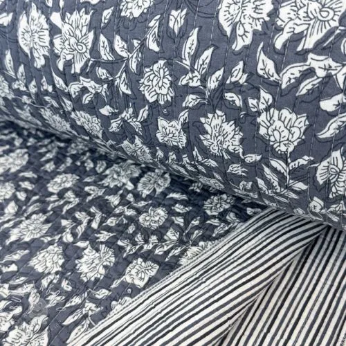 Bavlnená látka QUILT Gange gris