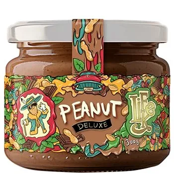 Lifelike Arašidy čokoláda Deluxe 300 g (8594190590103)