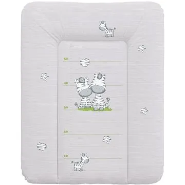 CEBA BABY Podložka na komodu mäkká – Zebra sivá (5907672329512)