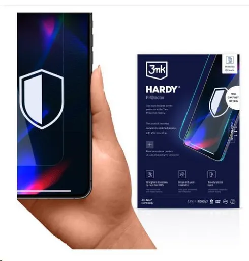 3mk All-Safe - AIO fólia Hardy PROtector Full Wet Fitting Tablet, 5 ks