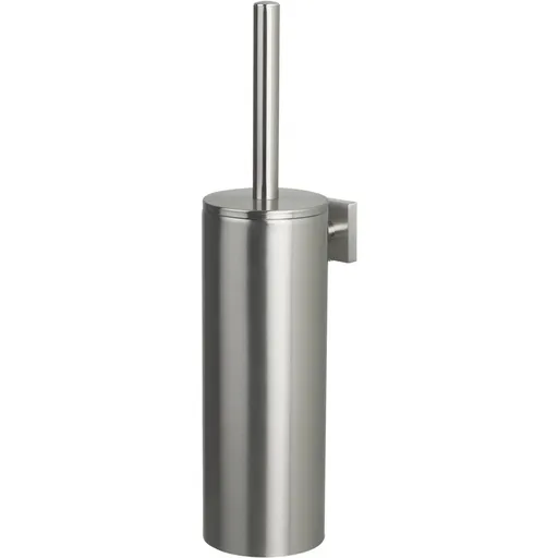 Spirella Nástenná WC kefa s nádobou Nyo 9,5 x 12,5 x 40 cm, brúsená nehrdz. oceľ