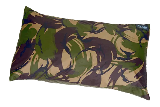 Aqua povlak na vankúš camo pillow cover