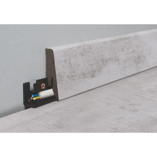 Lišta soklová Naturel strieborná, MDF, dĺžka 260 cm, L58C8478