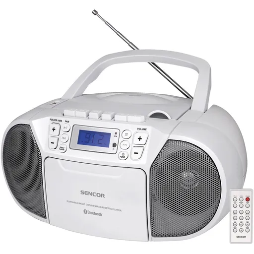 Sencor SPT 3907 W rádio, biela