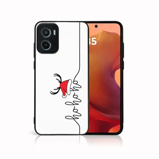 MY ART Kryt s vianočným dizajnom Motorola Moto G05 / Moto E15 HOHOHO (073)