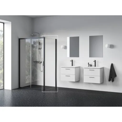 Ravak Blix II bočná zástena k sprchovacím dverám 80x80 cm 9BM40300Z1