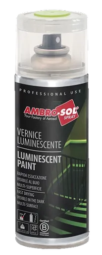 AMBRO-SOL - Fotoluminescenčná farba v spreji (transparentná, 0,4 L)