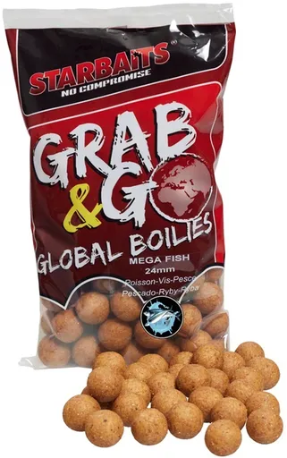Starbaits boilies g&g global mega fish - 800 g 14 mm