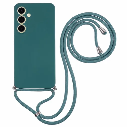 ROPE Kryt so šnúrkou Samsung Galaxy S25 5G tmavozelený