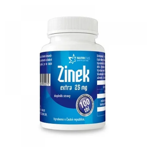 NUTRICIUS Zinok Extra 25 mg 100 tabliet