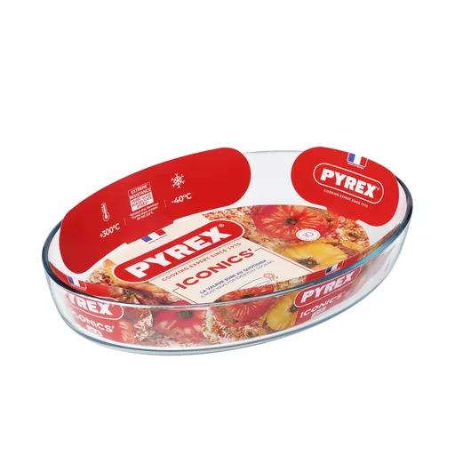 Sklenený pekáč PYREX 40x27cm/4,2l., borosilikát