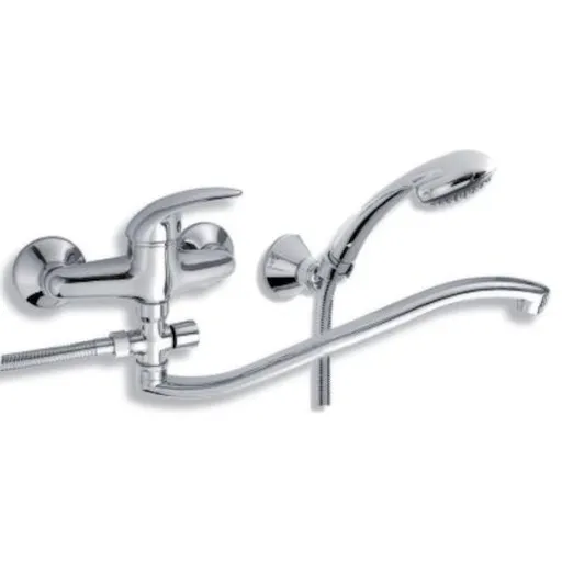 Vaňová batéria Novaservis Metalia 55 so sprchovacím setom 150 mm chróm 55032.0