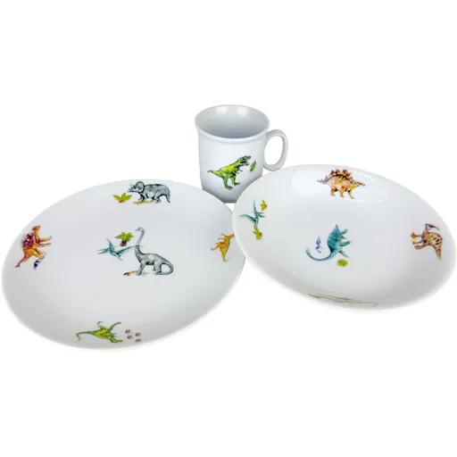 Thun 3-dielna detská jedálenská súprava Dinosaury