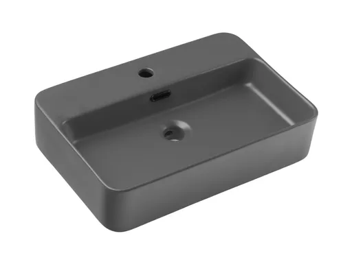 ArtCom Keramické umývadlo TRUST 2 E-6282 | tmavosivý mat 55 cm