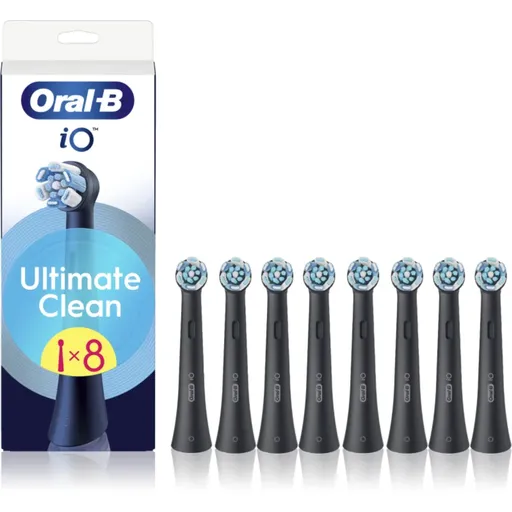 Oral-B iO Ultimate Clean náhradné hlavice na zubnú kefku Black 8 ks