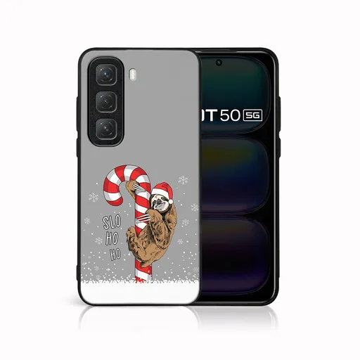 MY ART Kryt s vianočným dizajnom Infinix Hot 50 CANDY (076)