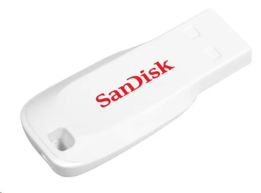 SanDisk Flash Disk 16GB Cruzer Blade, USB 2.0, biela