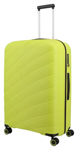 Veľký škrupinový kufor na kolieskach Travelite Burano L Apple green