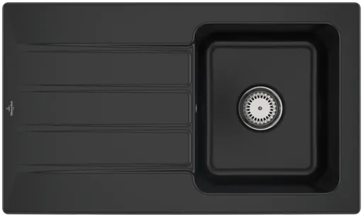 VILLEROY & BOCH VILLEROY & BOCH - Keramický drez Villeroy &amp; Boch Architectura 50, 335001R7, Pure Black 335001R7