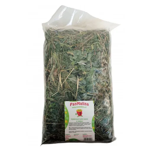 PANMALINA Seno lúčne výberové s mätou pre hlodavce 450 g