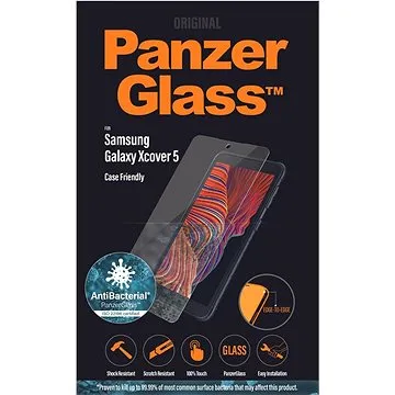 PanzerGlass Edge-to-Edge Antibacterial pre Samsung Galaxy Xcover 5 (7267)