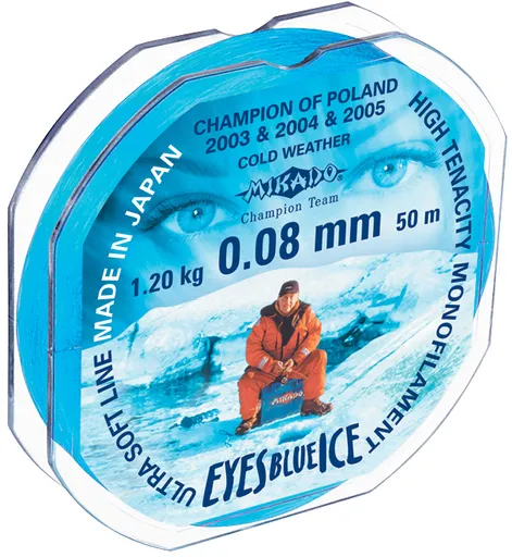 Mikado vlasec eyes blue ice 25 m - 0,18 mm 4,7 kg