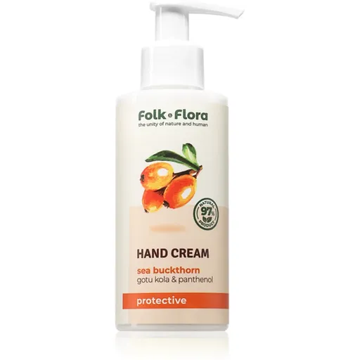 Folk & Flora Sea Buckthorn ochranný krém na ruky s vyživujúcim účinkom 150 ml