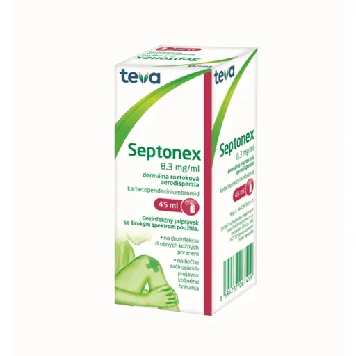 Septonex + roztoková aerodisperzia 45 ml