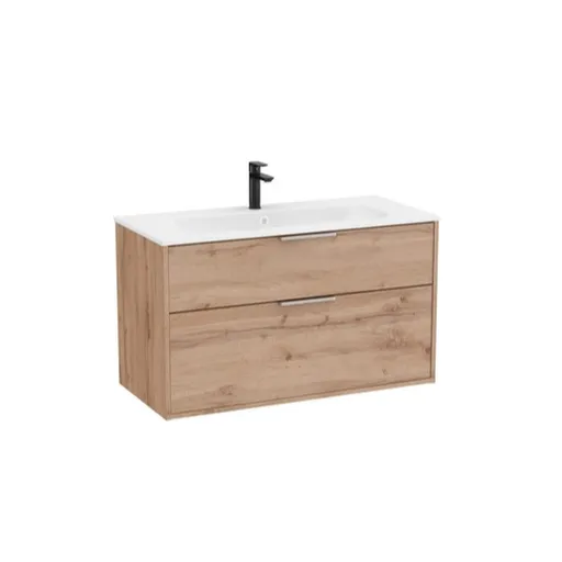 Roca Optica kúpeľňová skrinka s umývadlom 99x58x45,5 cm dub OPT1002ZO