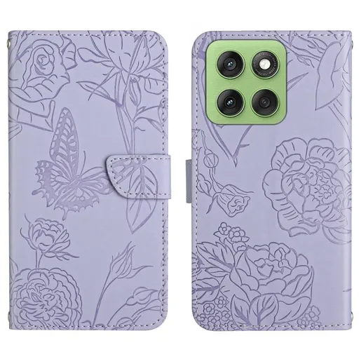 ART BLOSSOM Peňaženkový obal pre Motorola Edge 60 / Edge 60 Fusion fialový