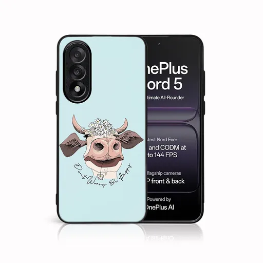 MY ART Ochranný kryt pre OnePlus Nord 5 5G HAPPY COW (181)