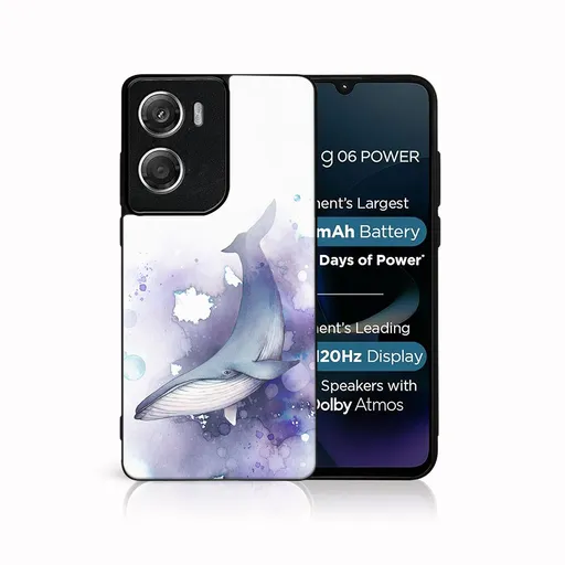 MY ART Ochranný kryt pre Motorola Moto G06 / G06 Power WHALE (242)