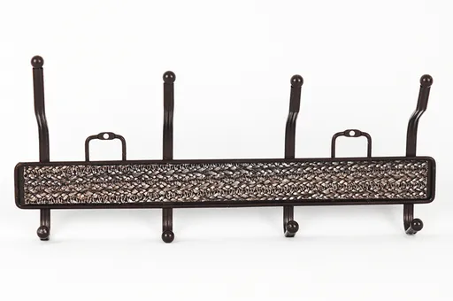 MAKRO - Vešiak hnedý 4 háčiky