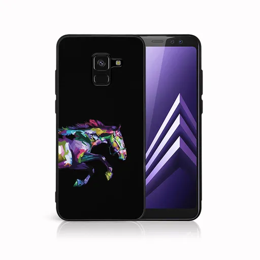 MY ART Ochranný kryt pre Samsung Galaxy A8 2018 (A530) HORSE (249)