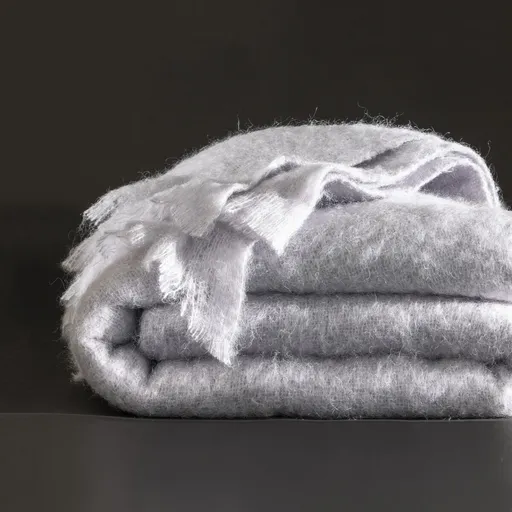 Mohérová vlnená deka Ourson® s kozou vlnou Angora