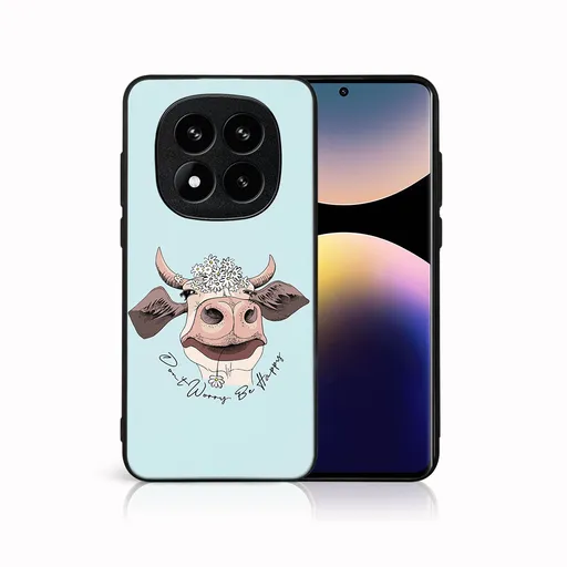 MY ART Ochranný kryt pre Xiaomi Redmi Note 14 Pro+ 5G HAPPY COW (181)