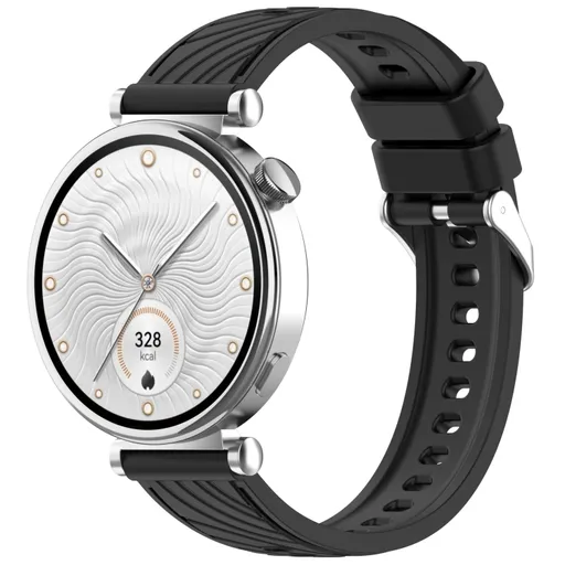PRINTY Silikónový remienok pre Huawei Watch GT 5 41mm / GT 6 41mm čierny