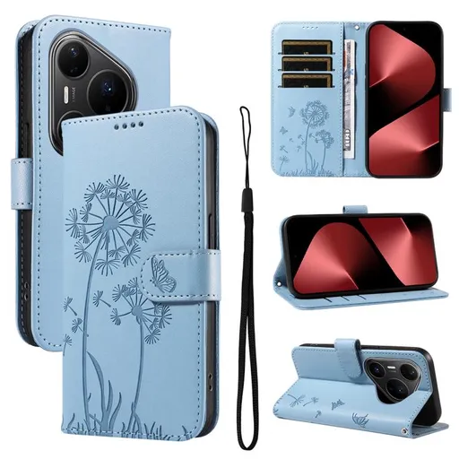 ART DANDELION Peňaženkové puzdro pre Huawei Pura 80 Pro modré