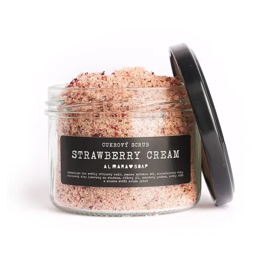ALMARA SOAP Telový peeling Strawberry Cream 180 g