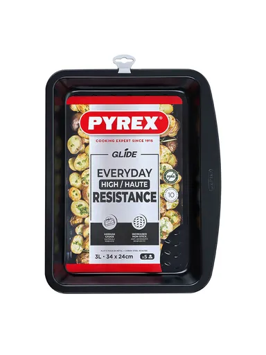 PLECH NA PEČENIE PYREX 34X24CM