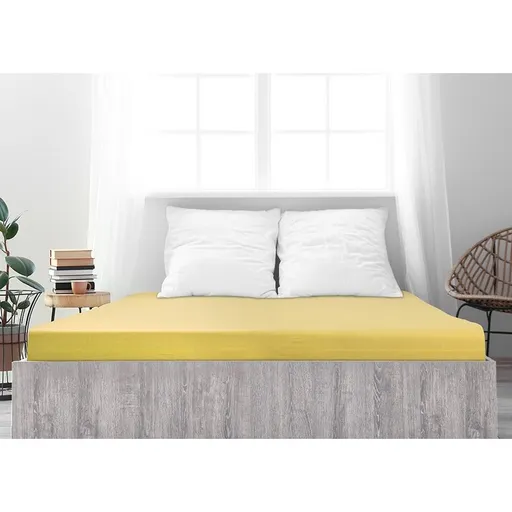 4Home jersey prestieradlo Ideál žltá, 200 x 200 cm