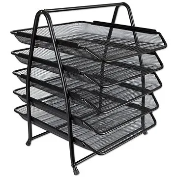 CONCORDE päťdielny drôtený, čierny (A68036)