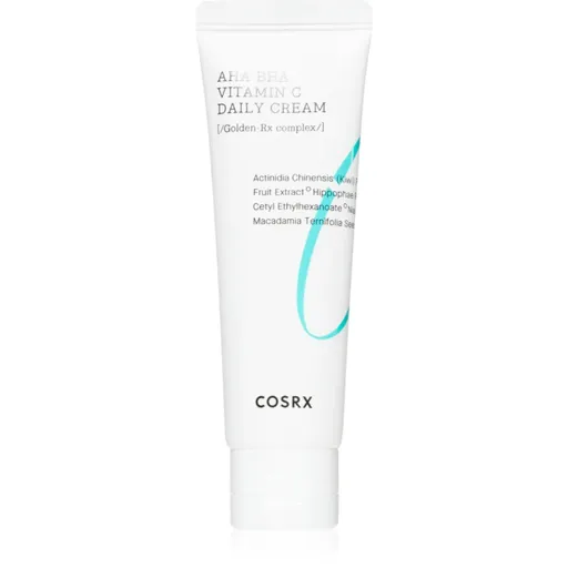 Cosrx AHA/BHA Vitamin C Daily Cream vyhladzujúci a rozjasňujúci krém s exfoliačným účinkom 50 ml