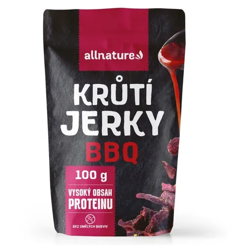 ALLNATURE Turkey BBQ Jerky sušené mäso 100 g